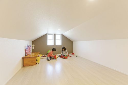 屋根裏のロフトの使い方にこだわったライフスタイルを 興和テクノホームのライフスタイルの提案 京都 滋賀で家を建てるなら興和テクノホーム